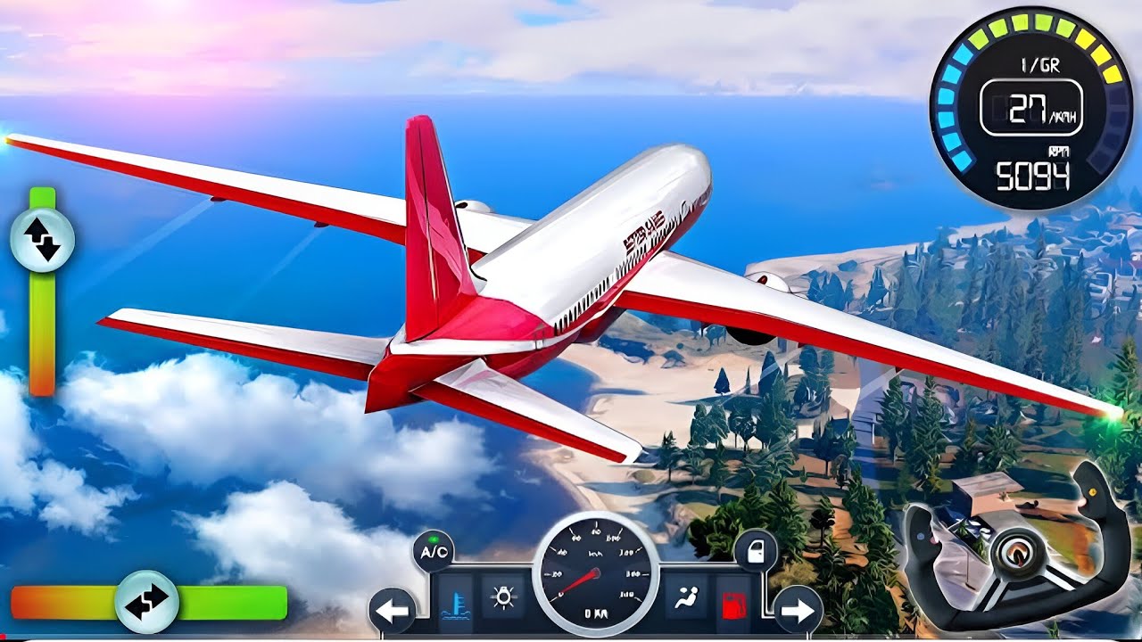 Flight Airplane City Pilot Simulator - Plane Boeing Emergency Landing - Android Gameplay part -4