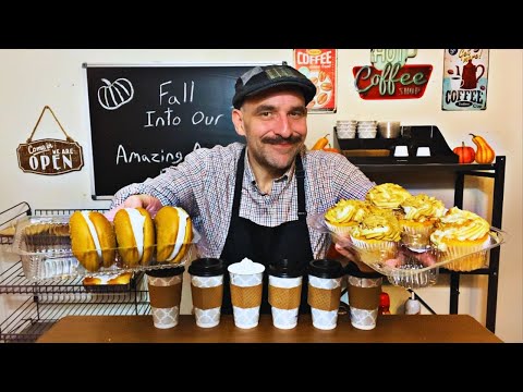 Baked Goods Sampling At The Cozy Coffee Cafe 🥧☕️ ASMR ROLE PLAY
