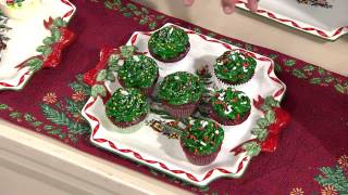 Spode Christmas Tree Ribbon_____ Serving Platter with David Venable