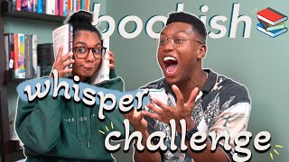 screaming book titles at each other??? | bookish whisper challenge