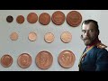 Моя коллекция медных и серебряных монет Николая II. Цены при Николае II