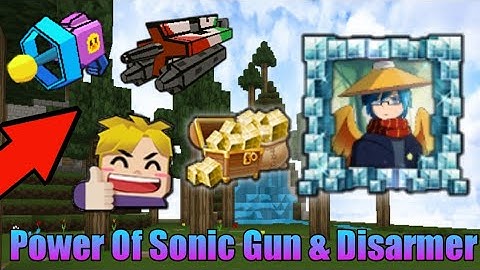 Power Of Sonic Gun & Disarmer In Build And Shoot (Build And Shoot) - [Blockman Go:Adventure] Koto BG