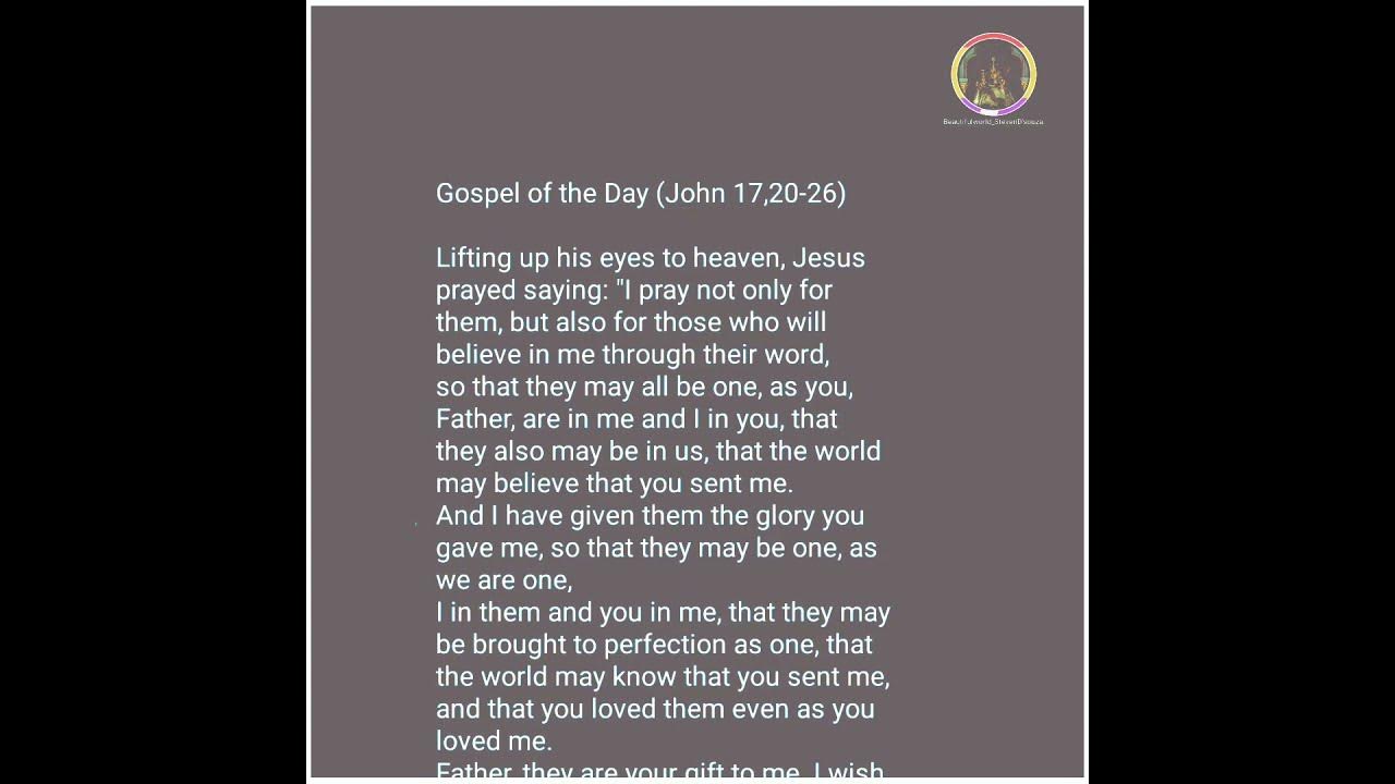 gospel-of-the-day-john-17-20-26-youtube