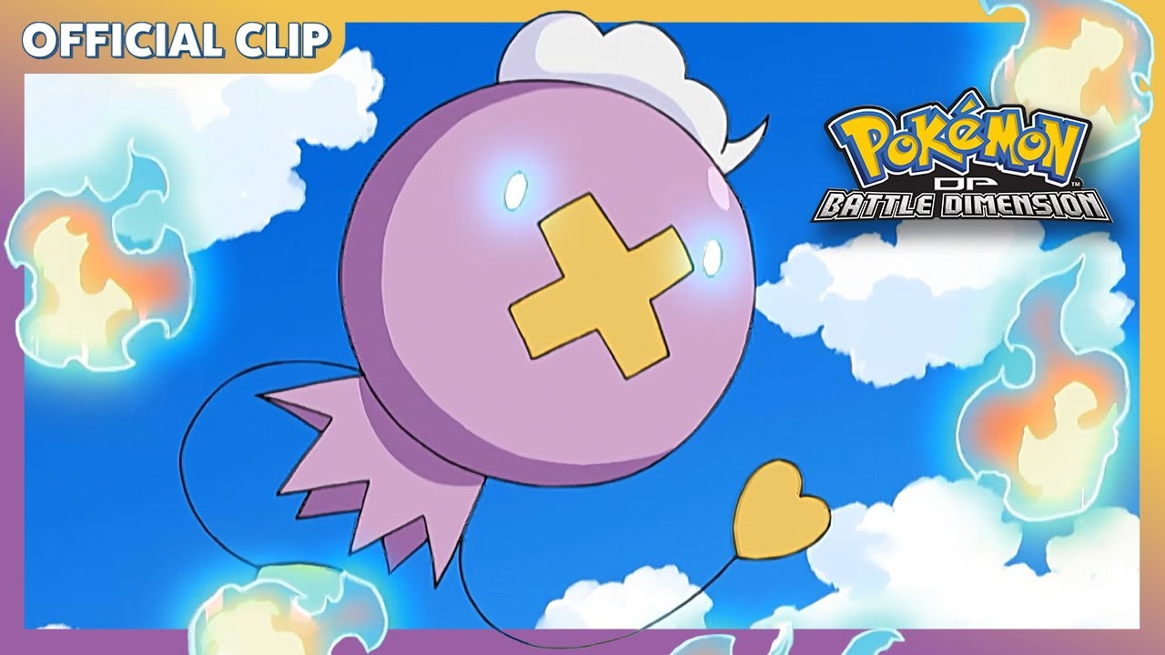 Drifloon evolves! | Pokémon: DP Battle Dimension | Official Clip