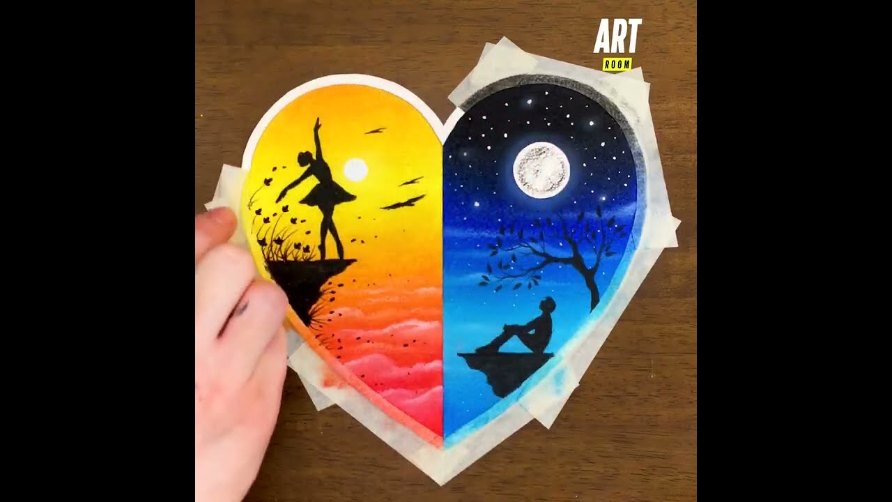 Bilder zweiteilig:  Unlocking Creativity with Two-Part Drawings!