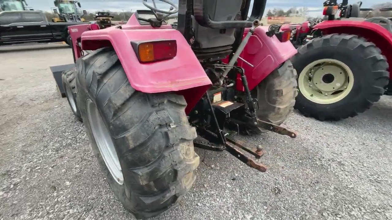 2015 Mahindra 4540 With 4550-4L Front Loader Farm Tractor (9669) - Selling at auction