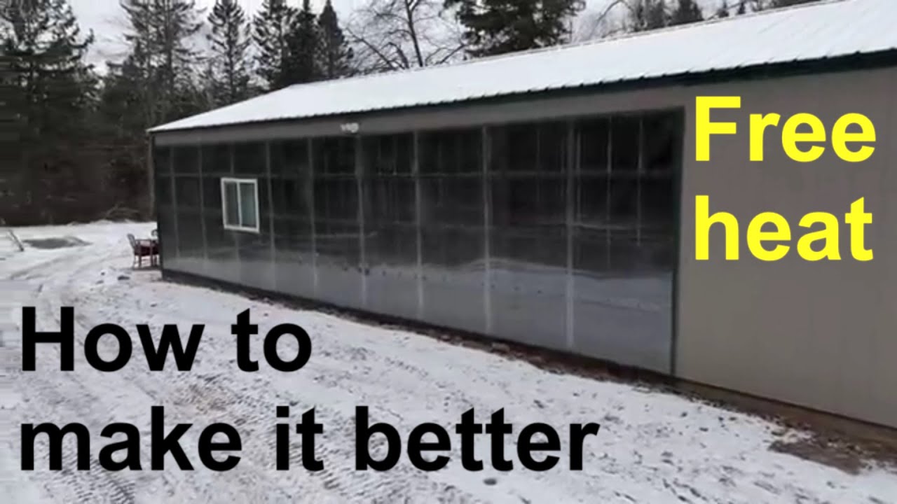 DIY Solar Heater Wall (NO SOLAR PANELS needed!): How it works and how to make it better