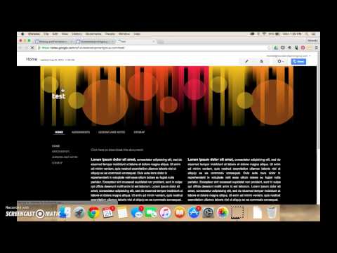 Video Google Sites - Sharing and Permissions - youtube