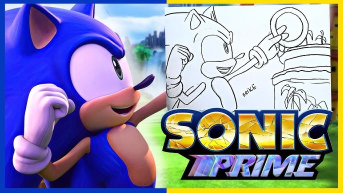 COMO DESENHAR O TAILS NINE DE SONIC PRIME SERIE NETFLIX - PASSO A