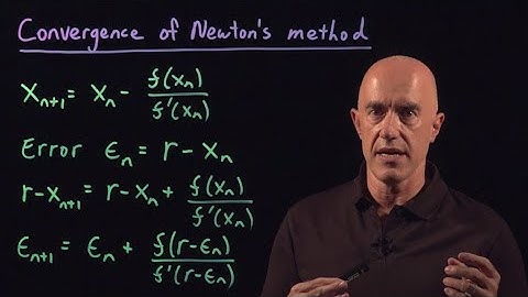 Convergence of Newton