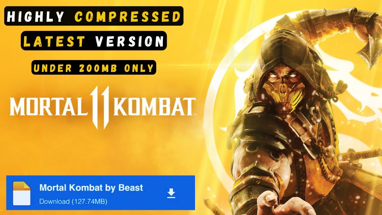 Mortal Kombat highly compressed android 200MB 🔥  | Mortal Kombat compressed 2022🔥 | 100 % working