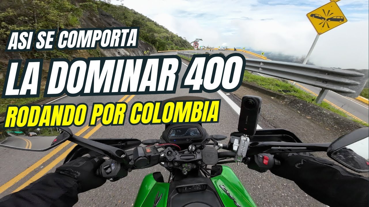 Probando la Dominar 400 por Colombia | Review real + Tomas Con El DJI Mini 5 Pro