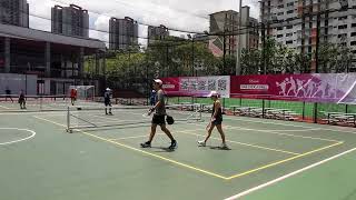 PickleSlam 2024 _ 19+ XD _ Meity and Wong Sze Tong vs Nicholas Pua and Adalia Quek