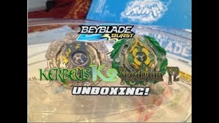 Kerbeus K2 & Yegdrion Y2 Unboxing Beyblade Burst