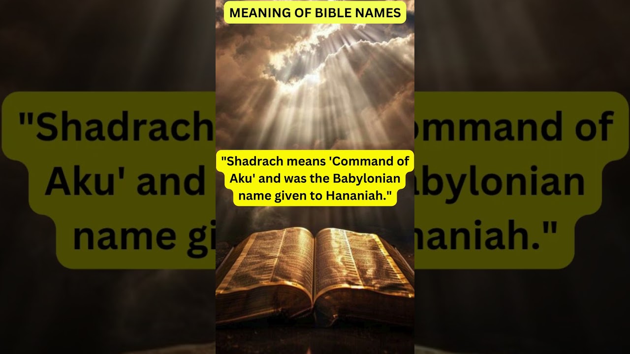 Meaning of Bible Names 46