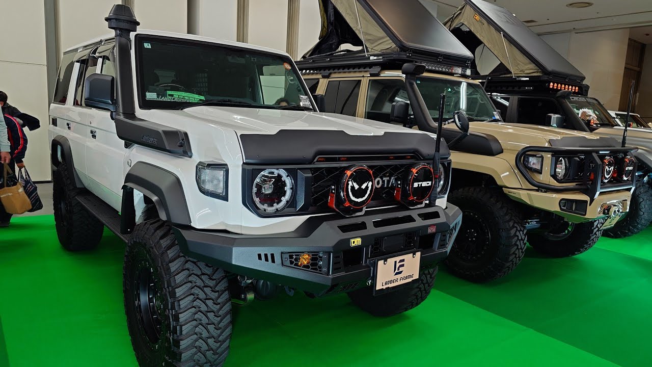 Custom Toyota Land Cruiser Prado 250, 76 and 300, Mitsubishi