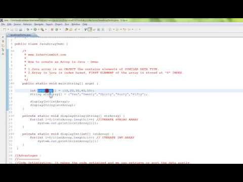 TAMIL WHAT IS AN ARRAY IN JAVA DEMO