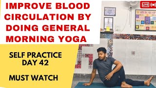 Improve blood circulation/ morning yoga / boost your stamina #yoga #exercise #workout #health