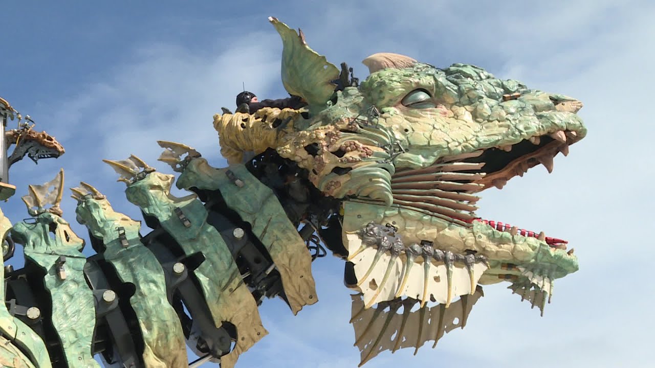 Le réveil du dragon de Calais ce 19 mai. - YouTube