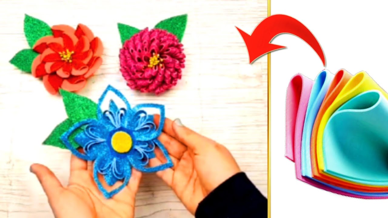 DIY/Magic foam flowersLearning new techniques for making foam flowers