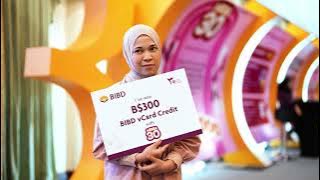 BIBD Mega 30 - 1st Quarterly and 3rd Monthly winners!