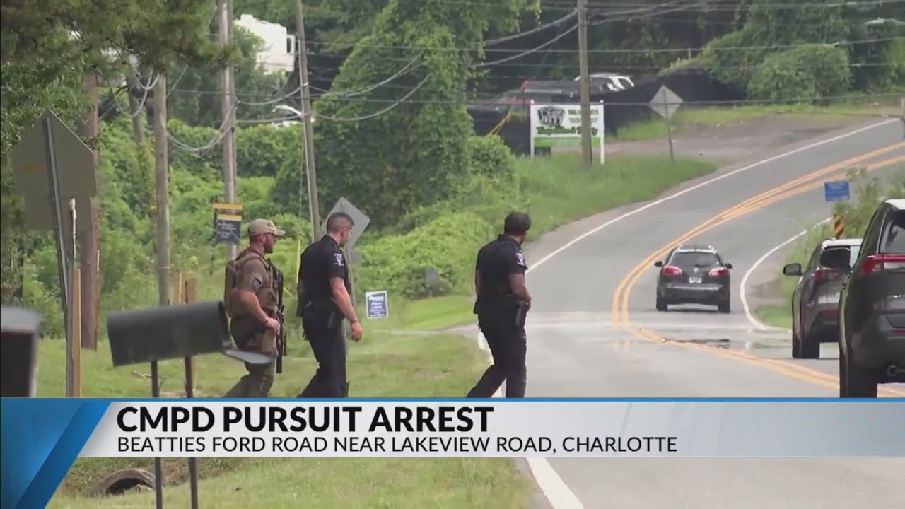 Three teens arrested after Charlotte police chase: CMPD - YouTube