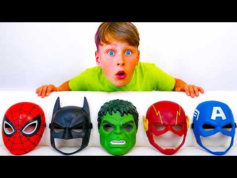 Ali puts on superhero masks and saves the day!