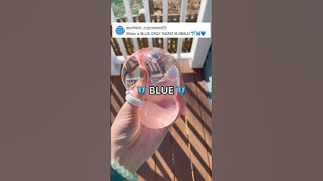 I Made a BLUE ONLY VIRAL NANO BALLOON Fidget!🐬🦋💙😱🫧*DIY satisfying nano tape bubble ASMR*