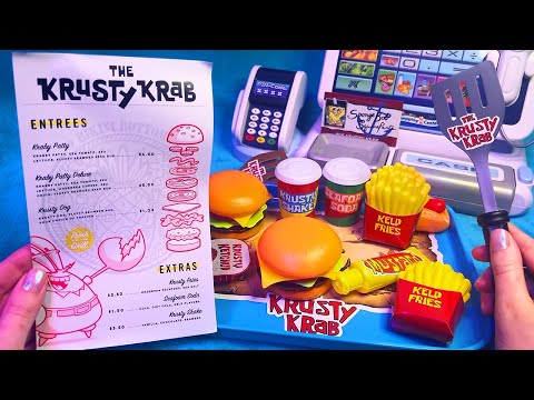 ASMR Spongebob Krusty Krab RP (Whispered, Plastic Sounds)
