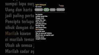 Story whatsapp keren lirik sholawat || Aiya susanti Versi sholawat || #shortsvideo #sholawatmerdu