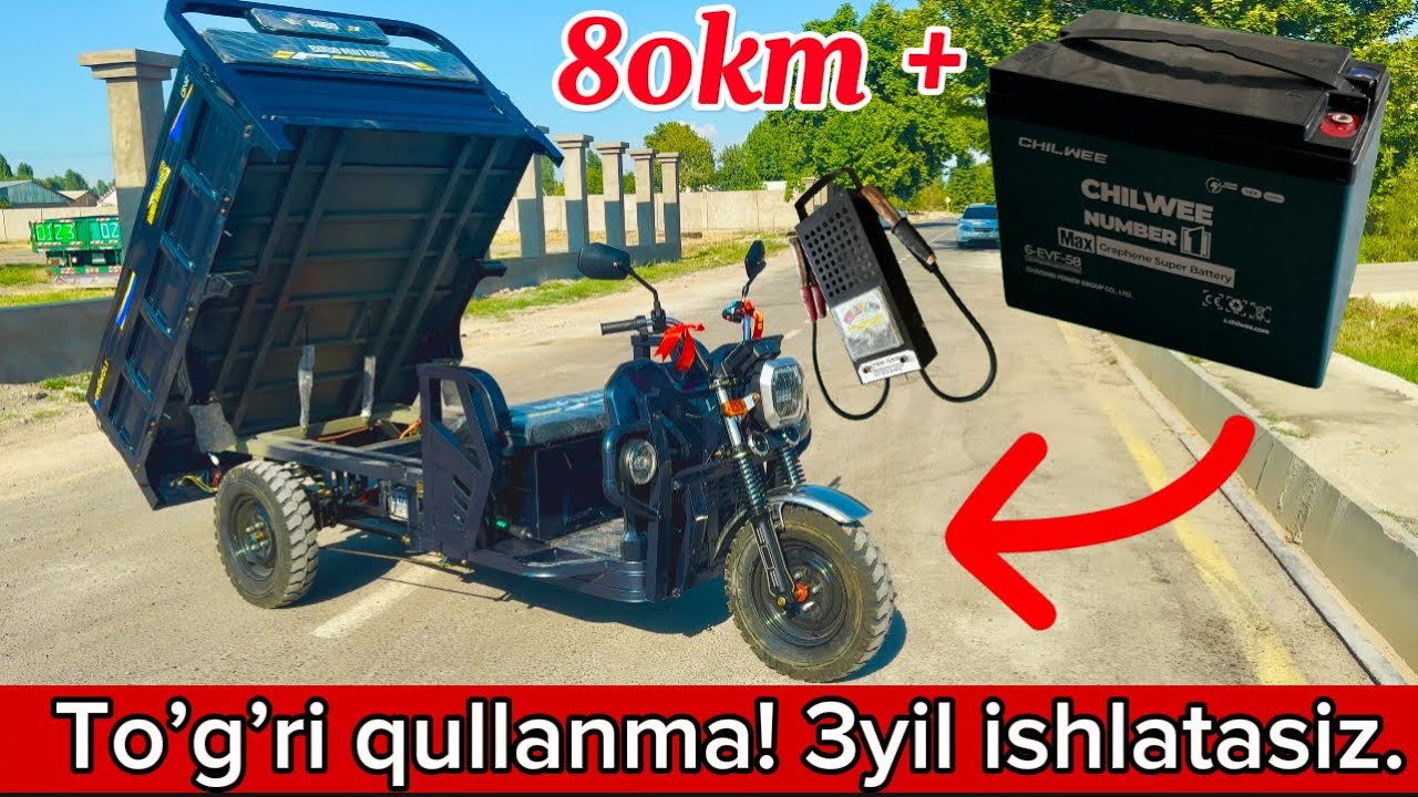 AKUMLYATOR UZOQ MUDDAT XIZMAT QILISH UCHUN | BUNGA ETIBORLI BULING. #motovlog #lifehacks