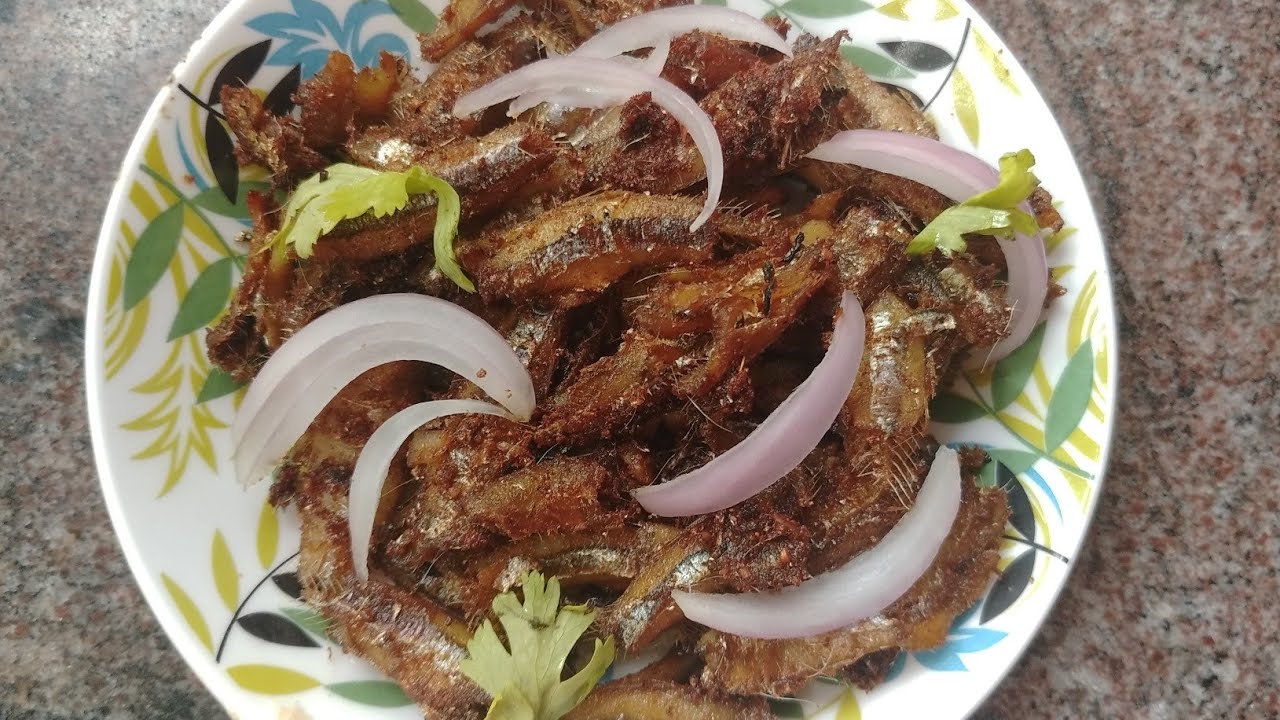 நெத்திலி மீன் வறுவல் Anchovy fish fry Nethili meen varuval Tamil Everything Special