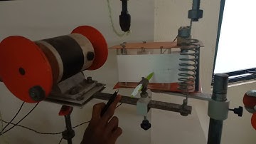 To determine the damping factor of The vibratory system