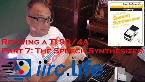 Reviving a TI 99/4A Part 7 - The Speech Synthesizer re-mastered