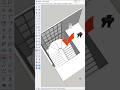 The Way to Create a Round Staircase in SketchUp #shorts #sketchup