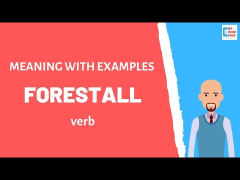 Forestall | Meaning with examples | My Word Book