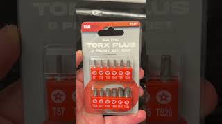 Torx 5 point and 6 point security bit, Torx plus