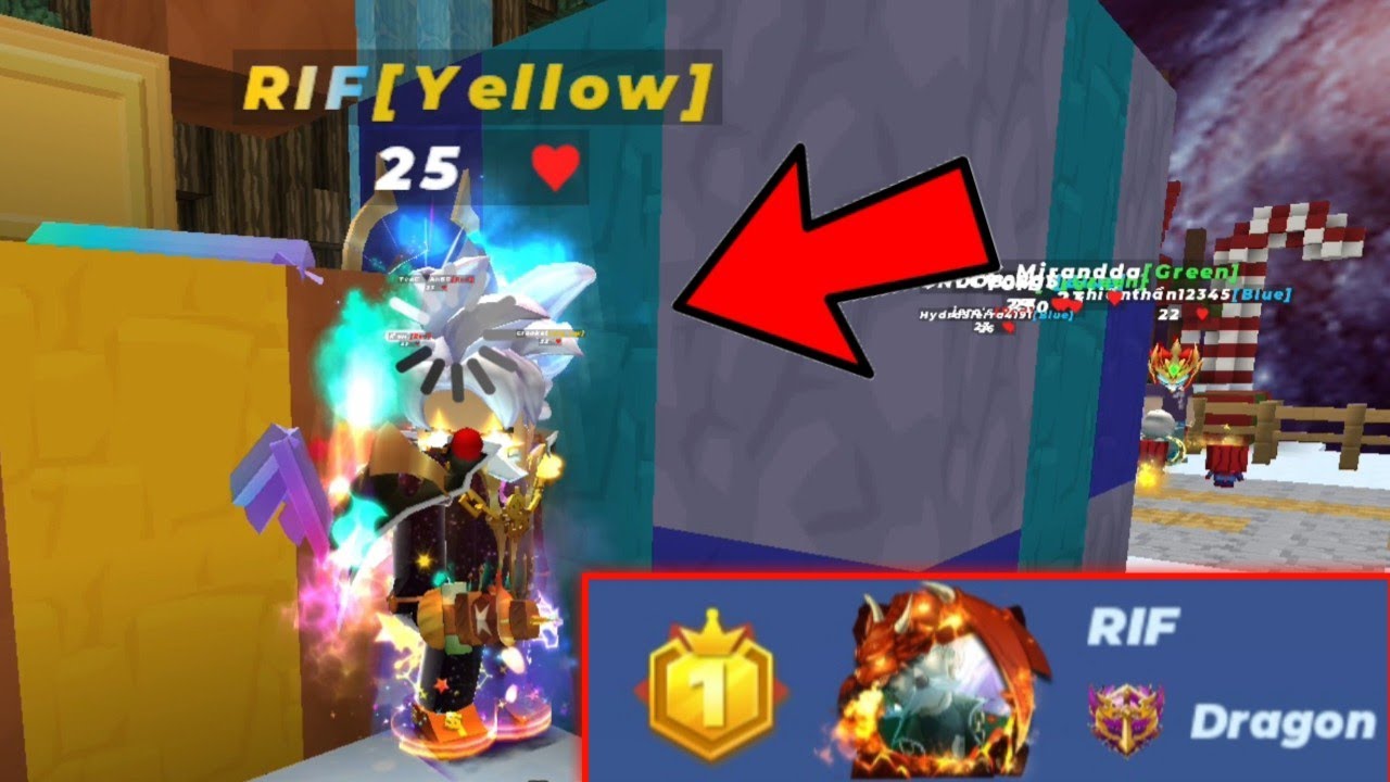 I Fight Top Global 1 RIF BG in Bedwars