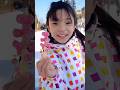スキー場でつくる、なるなるグミの実はおいしかった!　#shorts 　#知育菓子 　#にじうさチャンネル