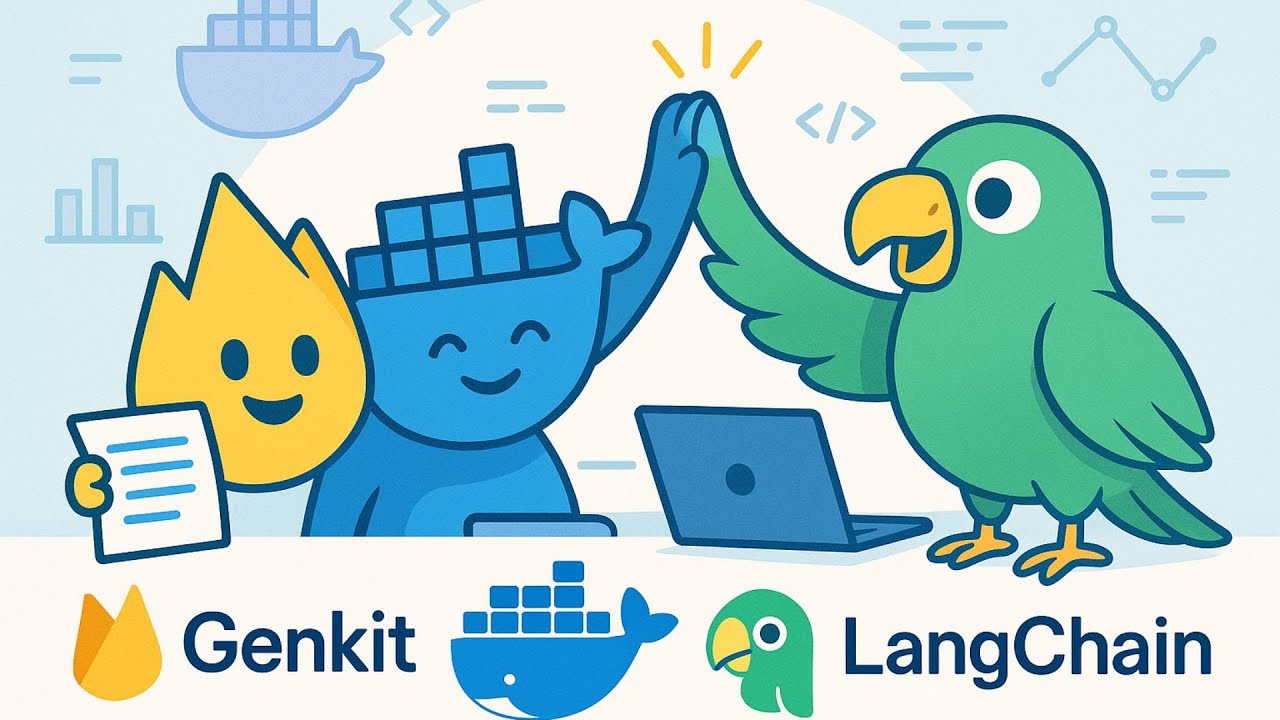 AI local con Docker: Docker Model Runner con Genkit y LangChain - YouTube