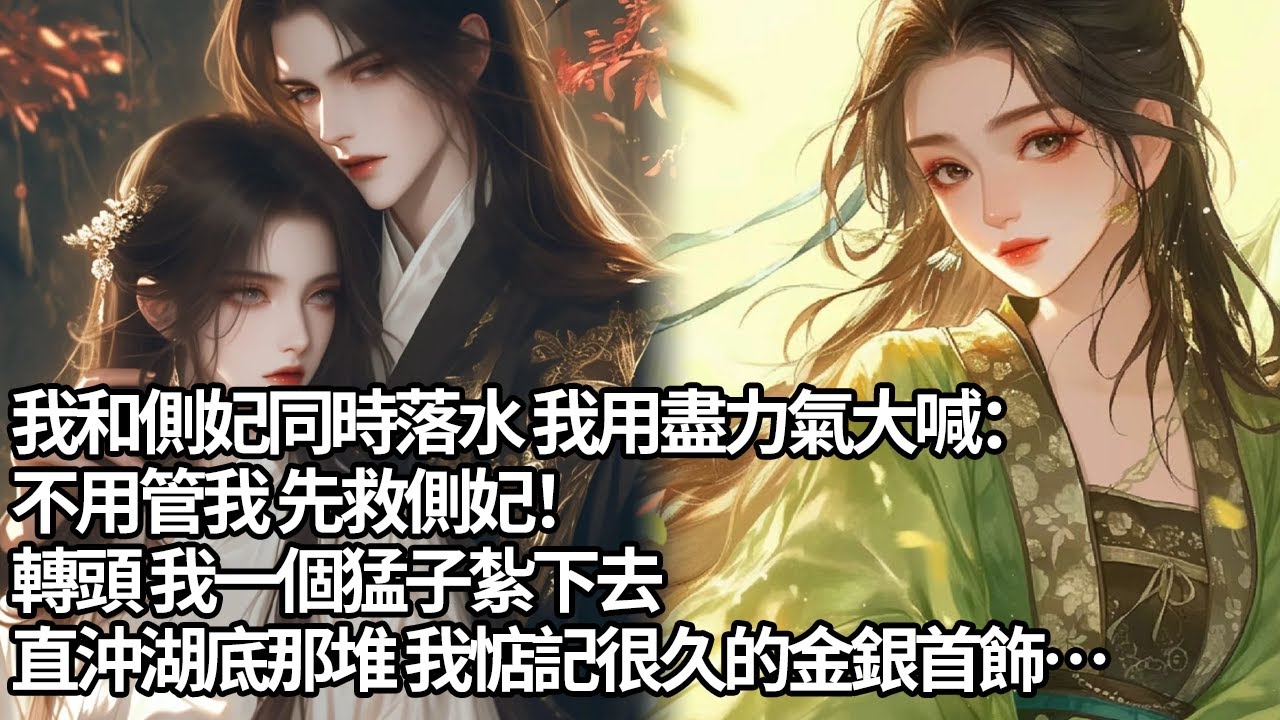 【一口氣看完】我和側妃同時落水 我用盡力氣大喊：不用管我 先救側妃！轉頭 我一個猛子紮下去，直沖湖底那堆 我惦記很久的金銀首飾…【許青瑟】【大女主】【重生】