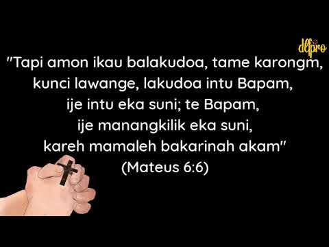 Lagu Rohani Dayak Ngaju | LAKUDOAN TUHAN (Doa Bapa Kami)  |  Lagu \u0026 Vocal: Lusia Febiyanti