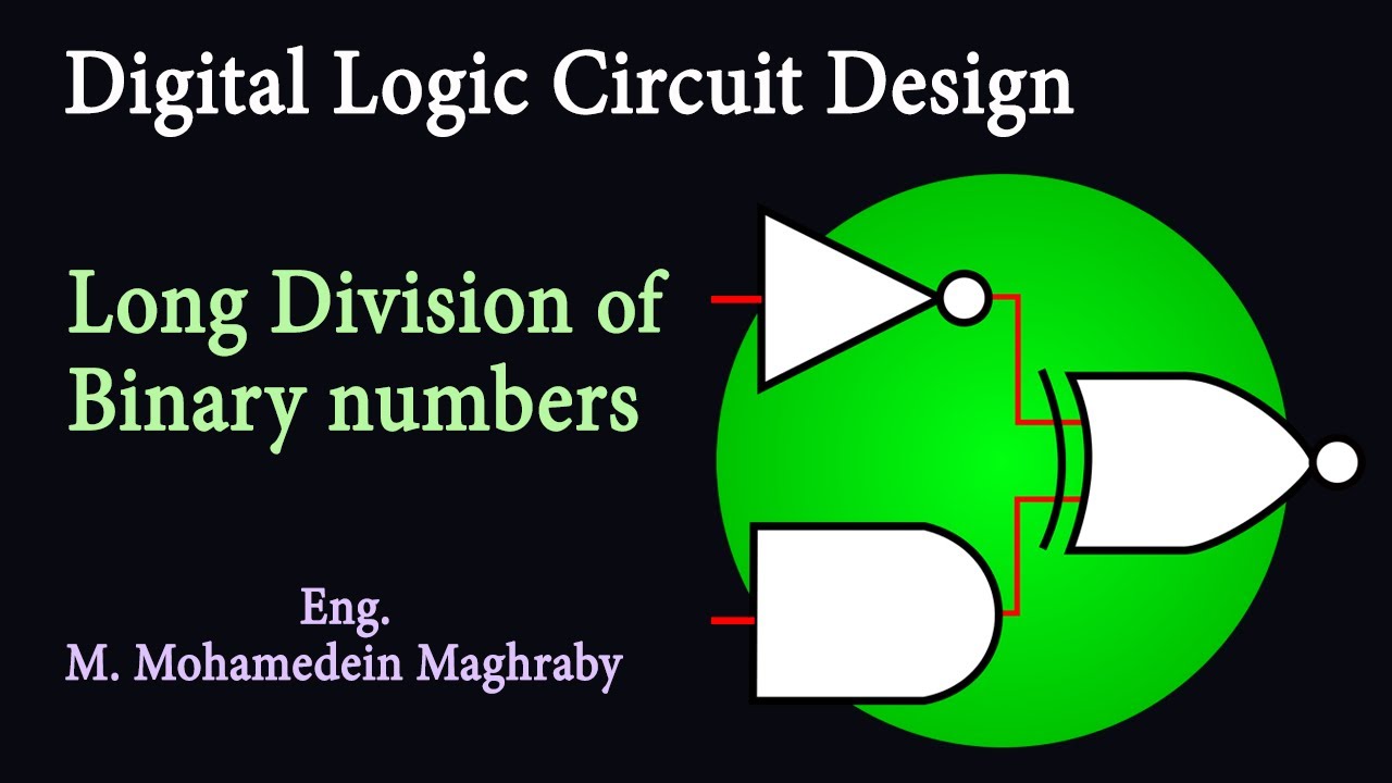 DC القسمة المطولة للاعداد الثنائية والعشرية long division of binary and ...