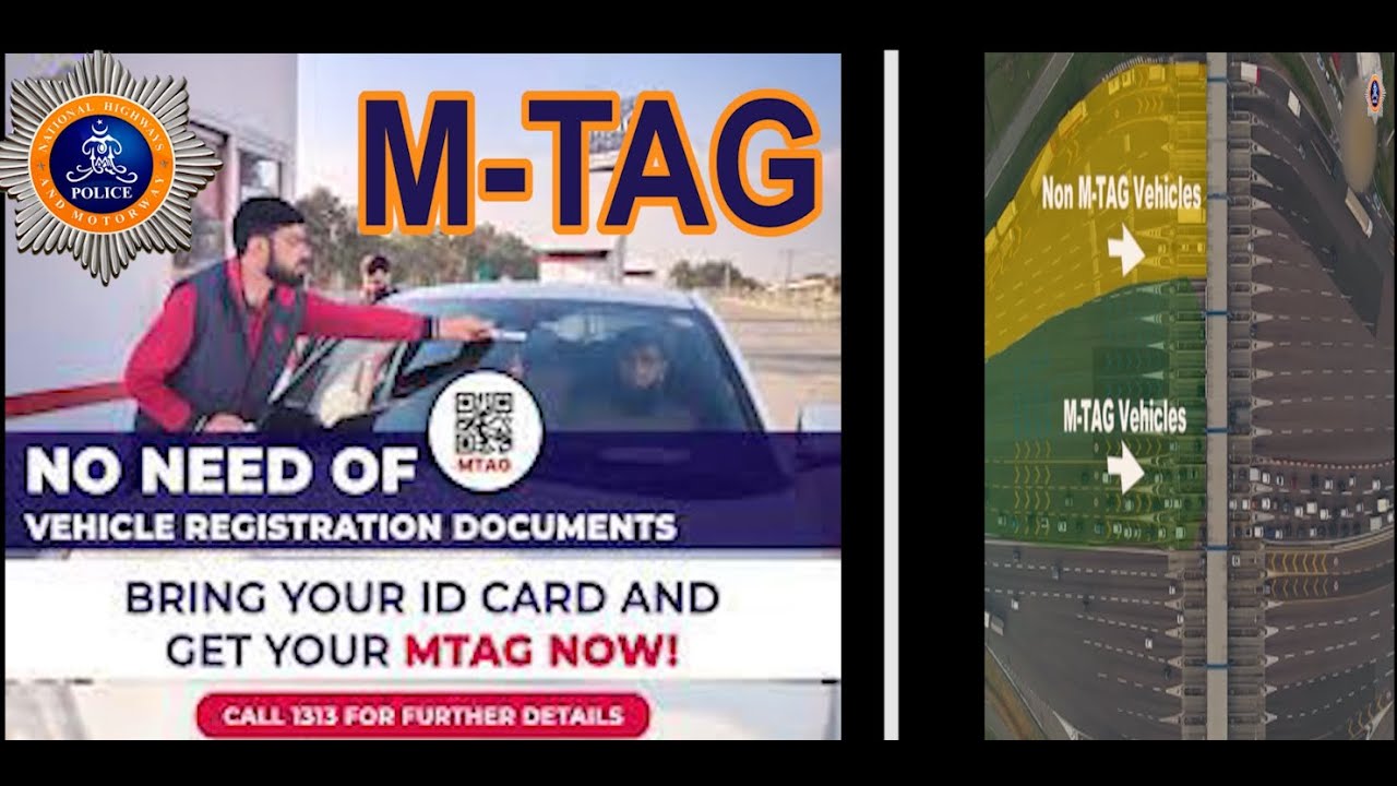 M-tag on Motorway Pakistan