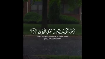 سورة ق الآيتان (١٦) وَ (١٧)
