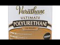 How to apply varathane oil based polyurethane