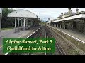 Guildford to Alton – Hastings DEMU cab ride – 30 September 2017 – audio partly from back cab