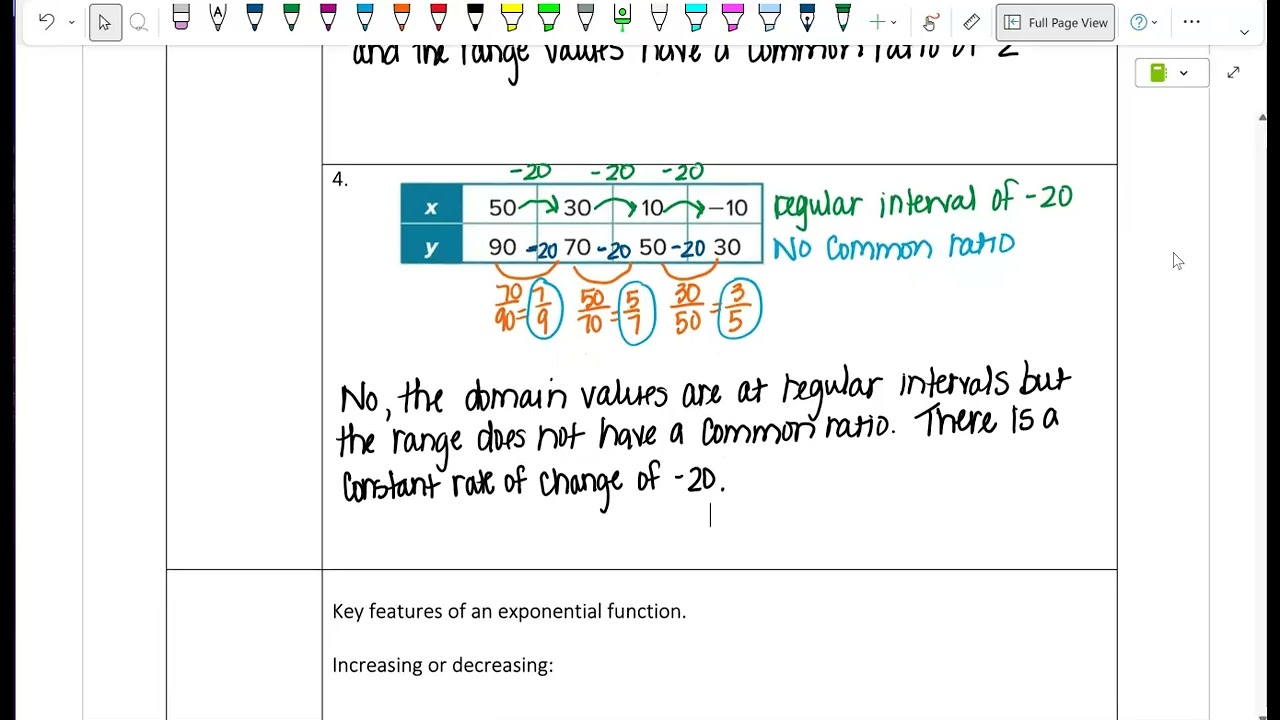 M1 Notes:  Exponential Functions part 2 (2025-2026)