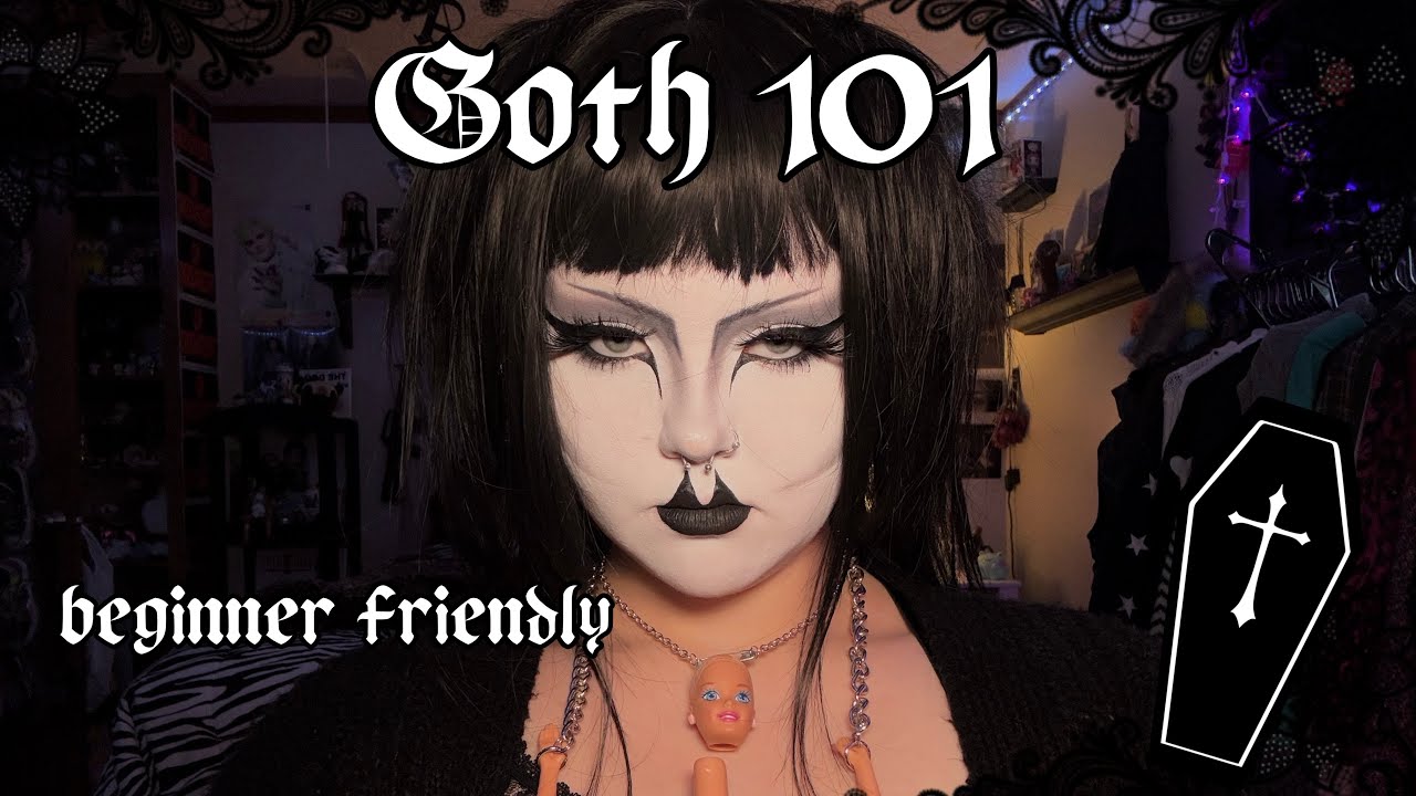 урок готического макияжа