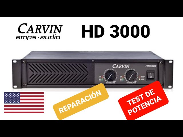 CARVIN / パワーアンプ DCM2004L - YouTube
